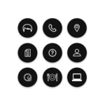 Bônus do Pack Canva - Ícones de capa para destaques. Diversas artes de ícones para capa dos destaques do Instagram.