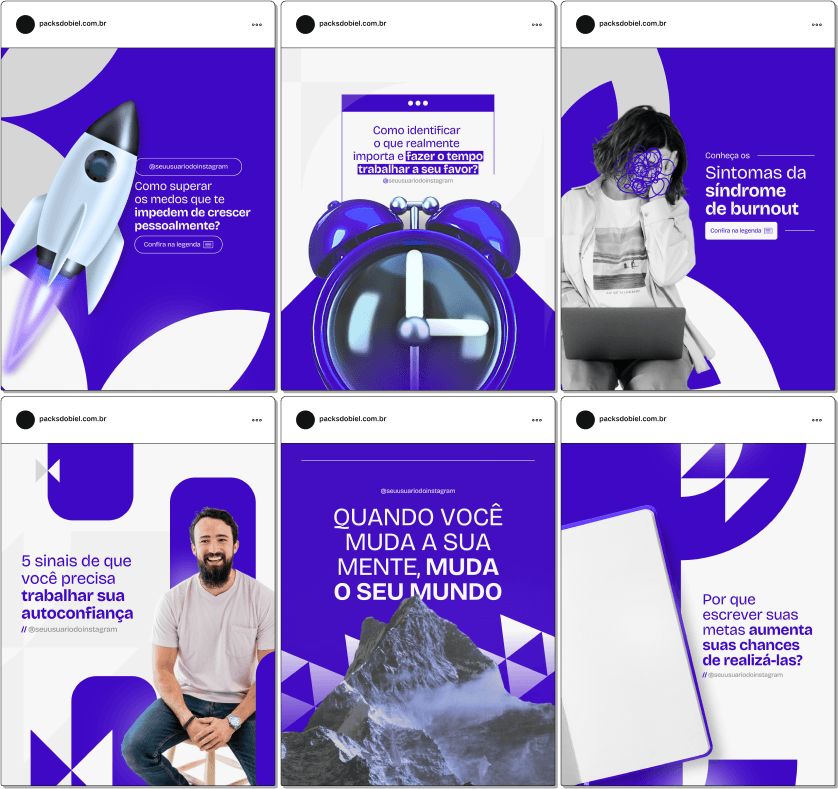 Pack Canva Coach – Desenvolvimento Pessoal, Motivação e Transformação – Com este kit de posts e artes editáveis no Canva, coaches de vida, coaches de carreira, coaches de negócios e profissionais da área de desenvolvimento pessoal podem criar conteúdos prontos para postar no Instagram e redes sociais. Inclui materiais personalizados com dicas de motivação, gestão de tempo, estratégias para alcançar objetivos, bem-estar emocional, liderança e estratégias de coaching. Ideal para fortalecer sua marca, atrair clientes, educar sua audiência e aumentar a visibilidade no mercado de coaching de forma estratégica e profissional.