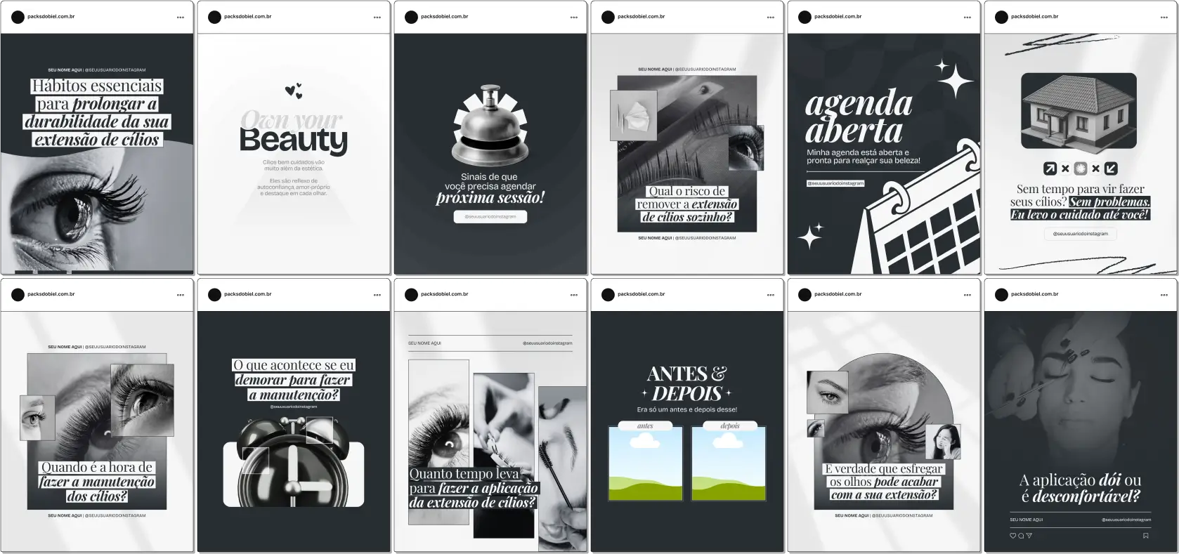 - Coom este agora... O ChatGPT disse: Pack Canva Lash Designer – Kit com posts e artes editáveis com conteúdos prontos para Instagram e redes sociais, ideal para profissionais de extensão de cílios. Publique dicas de cuidados pós-procedimento, benefícios das técnicas, tendências do mercado de beleza e curiosidades sobre alongamento de cílios para atrair e fidelizar clientes.