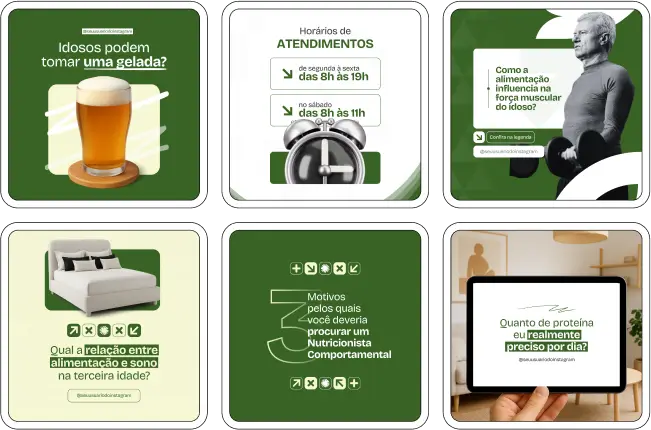 Pack Canva Nutrição Comportamental – Kit com posts prontos, artes editáveis e conteúdos estratégicos voltados para nutricionistas que atuam com foco em comportamento alimentar, saúde emocional e hábitos sustentáveis. Tópicos como fome física x emocional, escuta ativa, acolhimento, compulsão, autoconhecimento alimentar e não-dieta. Ideal para criar autoridade no Instagram e se conectar com pacientes de forma empática e humanizada.