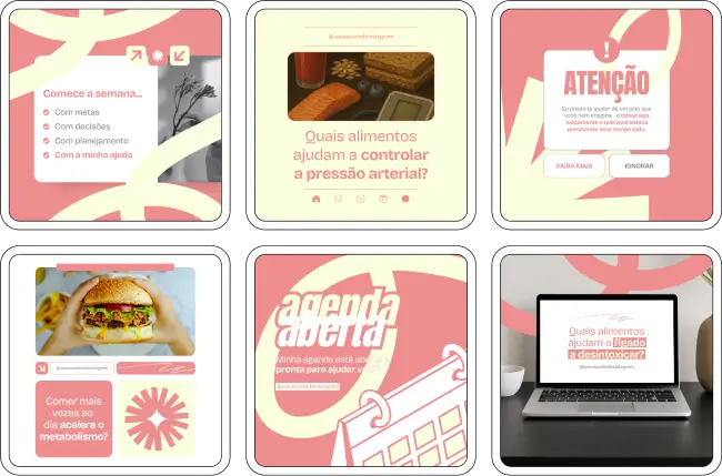 Com este pack, você terá conteúdos prontos para atrair pacientes da terceira idade e familiares, abordando temas como alimentação na velhice, suplementos, cuidados nutricionais e qualidade de vida do idoso. Prático, direto e pensado para engajar nas redes sociais!