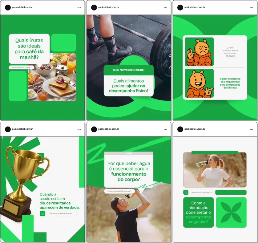 Pack Canva Nutrologia – Kit com posts e artes editáveis para nutrólogos, nutricionistas, clínicas de nutrição e profissionais de saúde. Conteúdos prontos para Instagram e redes sociais sobre alimentação saudável, dietas personalizadas, suplementação, prevenção de doenças, emagrecimento, acompanhamento nutricional e dicas de nutrição clínica.