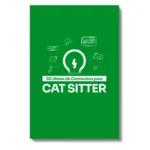Pack de posts editáveis no Canva para cat sitter profissional que oferece cuidados domiciliares para gatos, ideal para criar conteúdos sobre bem-estar felino, rotina, alimentação, higiene e acompanhamento durante viagens, com feed organizado e confiável.