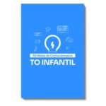 Pack de posts editáveis no Canva para terapeutas ocupacionais infantis que produzem conteúdo sobre desenvolvimento motor, habilidades cognitivas, atividades lúdicas e autonomia das crianças, mantendo um feed educativo e profissional no Instagram.