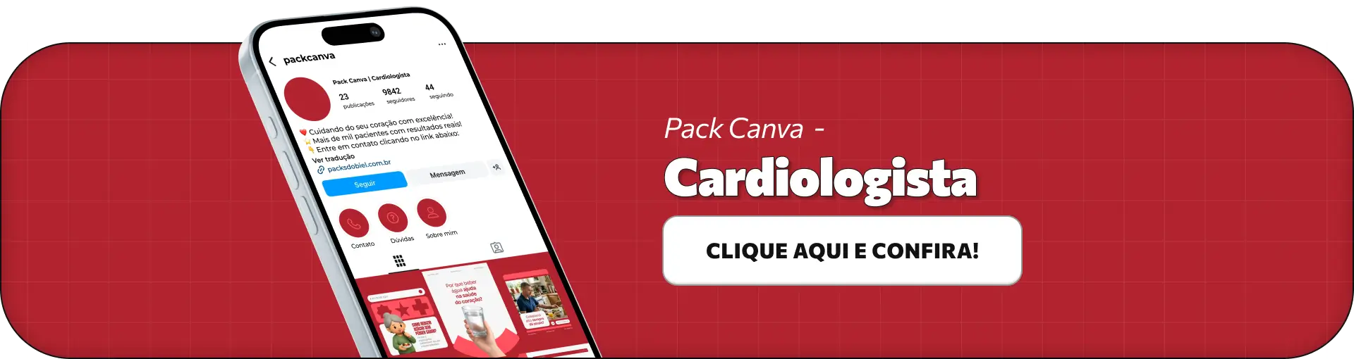 Reels de cardiologia para profissionais que compartilham conteúdos sobre prevenção de infarto, controle da pressão arterial, sedentarismo, estresse e saúde do coração, reforçando hábitos que melhoram a qualidade de vida e reduzem riscos cardiovasculares.
