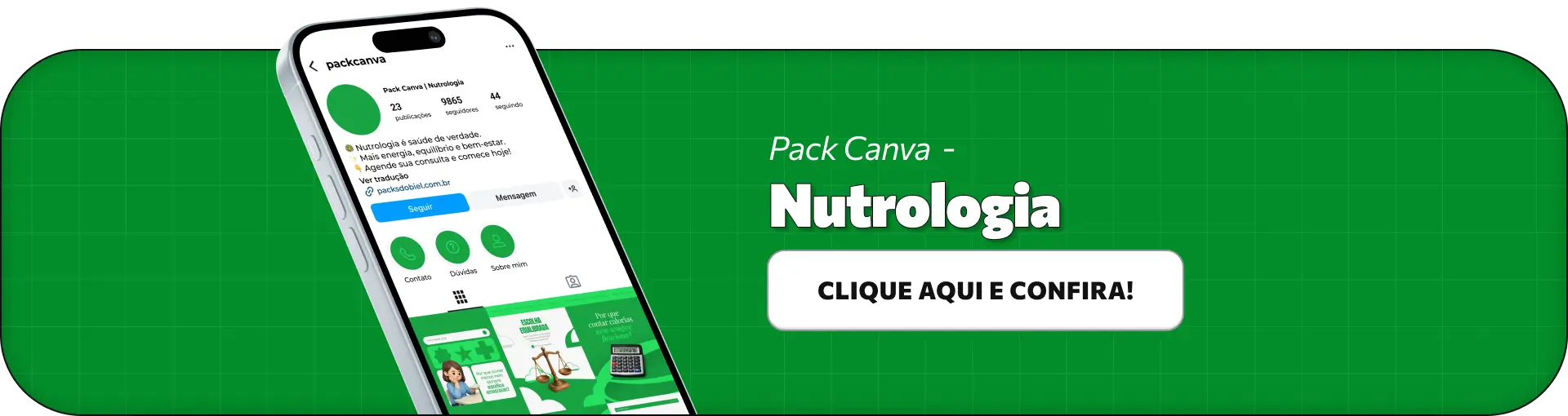 Pack de posts editáveis no Canva para nutrólogos que desejam criar conteúdos sobre reeducação alimentar, obesidade, vitaminas, deficiências nutricionais e saúde metabólica, mantendo um feed organizado, educativo e profissional no Instagram.