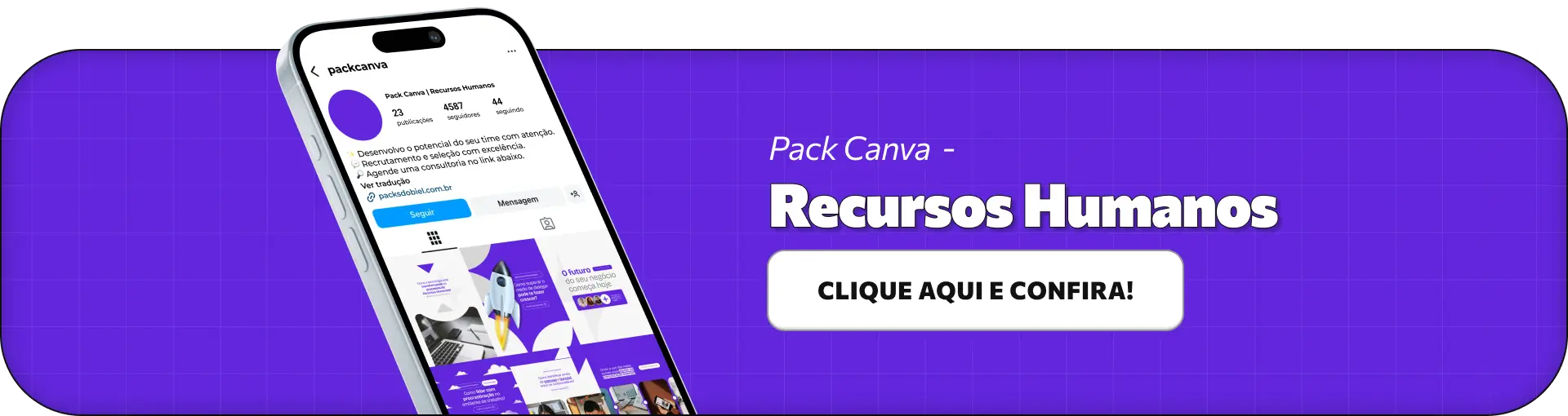 Pack de posts e Reels editáveis no Canva para Recursos Humanos, ideal para profissionais e empresas que compartilham conteúdos sobre cultura organizacional, produtividade, retenção de talentos, carreira e comportamento profissional, fortalecendo a comunicação visual e o engajamento nas redes sociais.