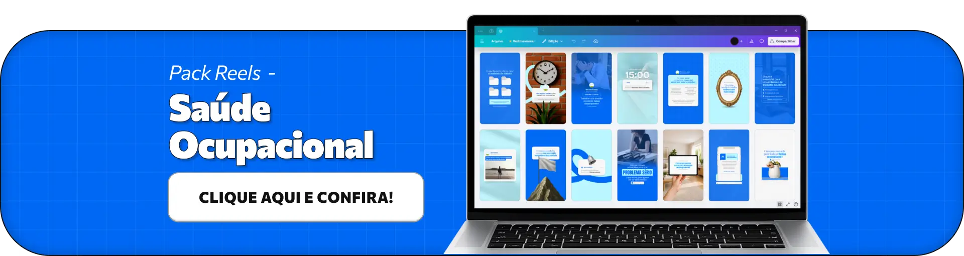 Reels de saúde ocupacional para especialistas que compartilham conteúdos sobre exames ocupacionais, segurança no trabalho, ergonomia, saúde mental do trabalhador e normas regulamentadoras, facilitando a conscientização dentro das empresas.