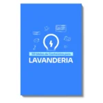 Pack de posts para lavanderia com templates no Canva para Instagram de lavagem de roupas e praticidade