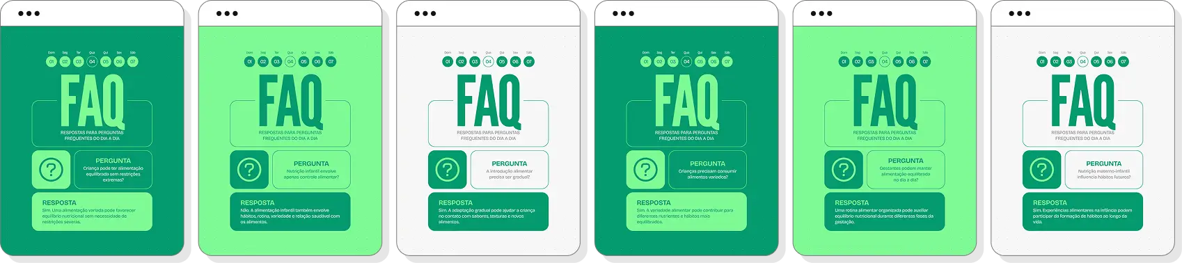 Social media nutrição materno-infantil com templates para Instagram de gestação, amamentação e infância